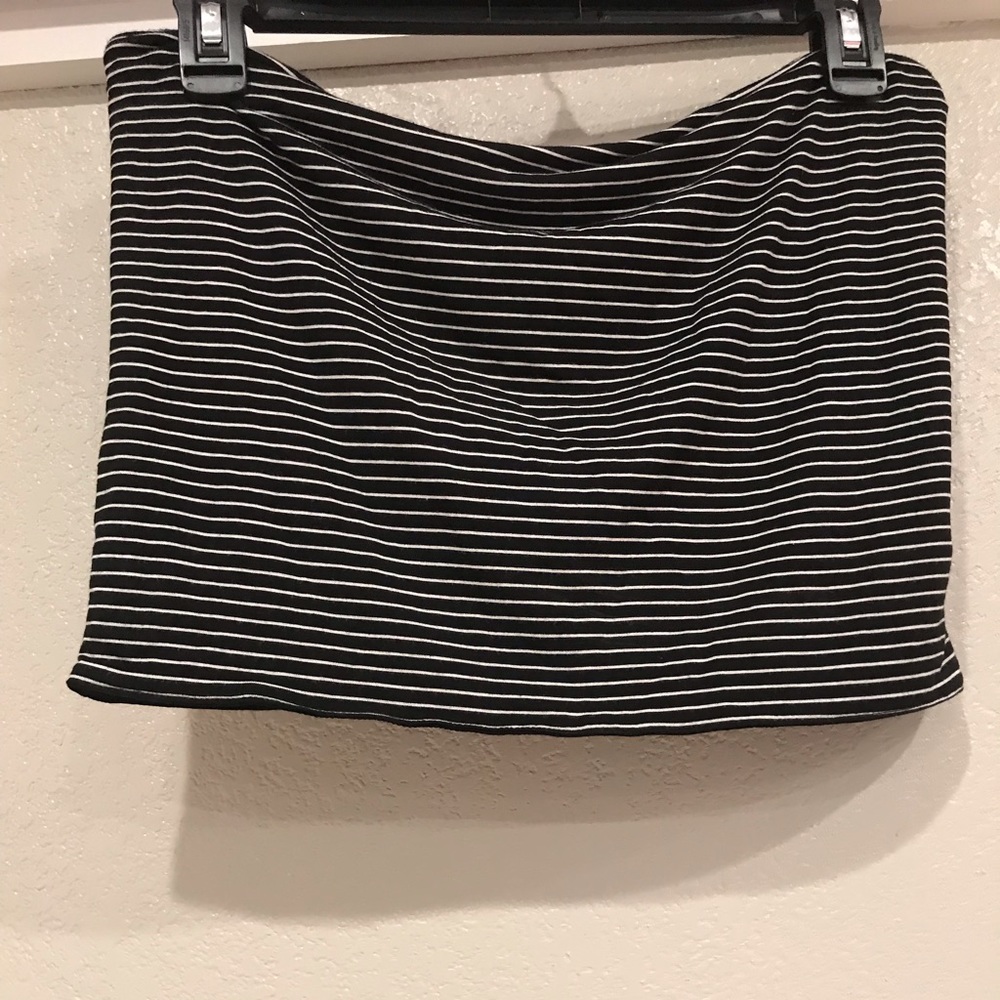 Striped tube top